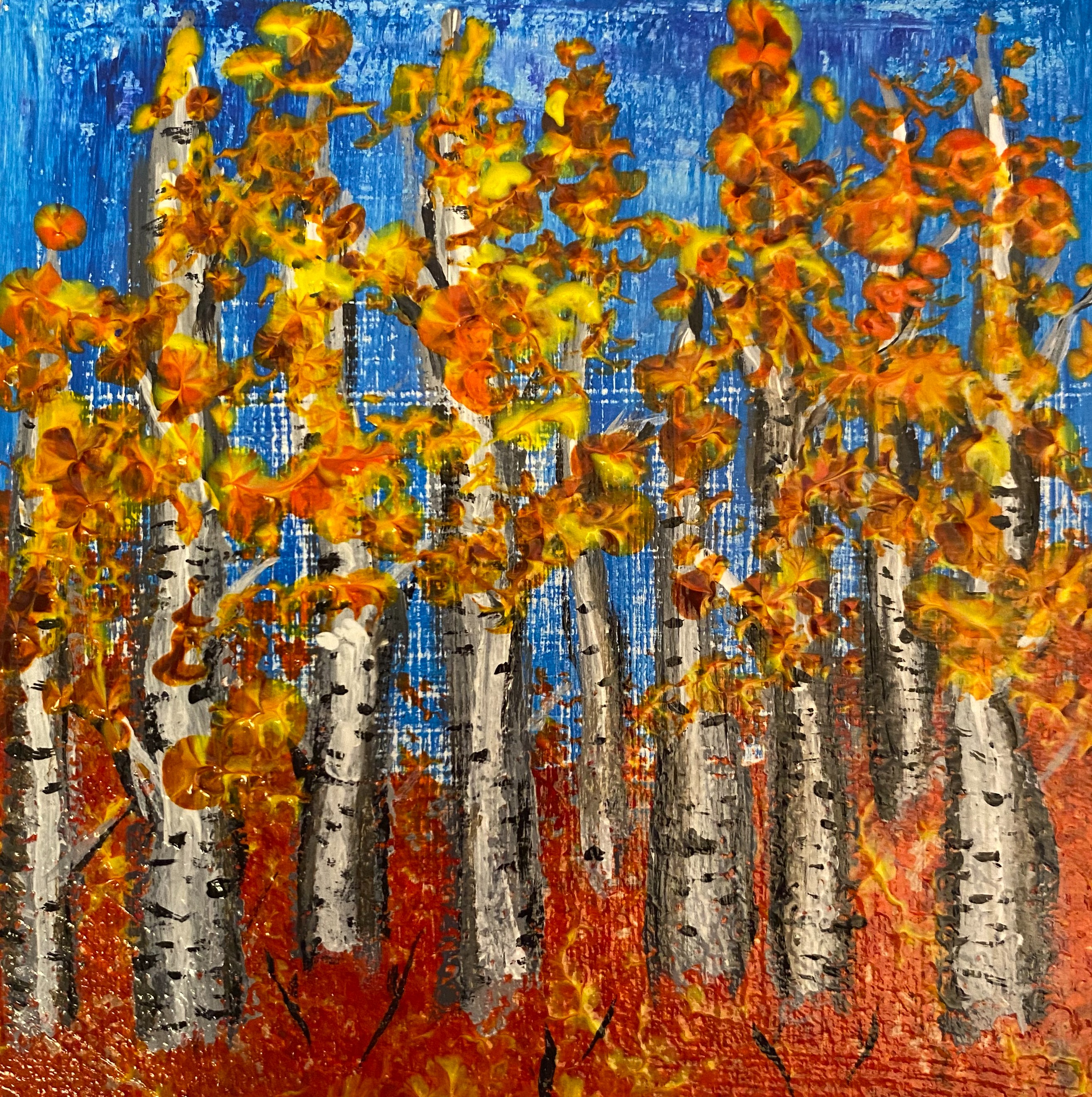 Quakies in Autumn #1 by Rachel Rehm