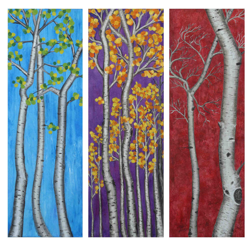 Three season quakies by Rachel Rehm